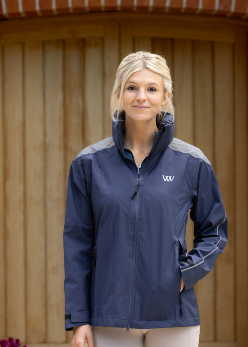 Woof Wear All Season Waterproof Riding Jacket - Navy-3