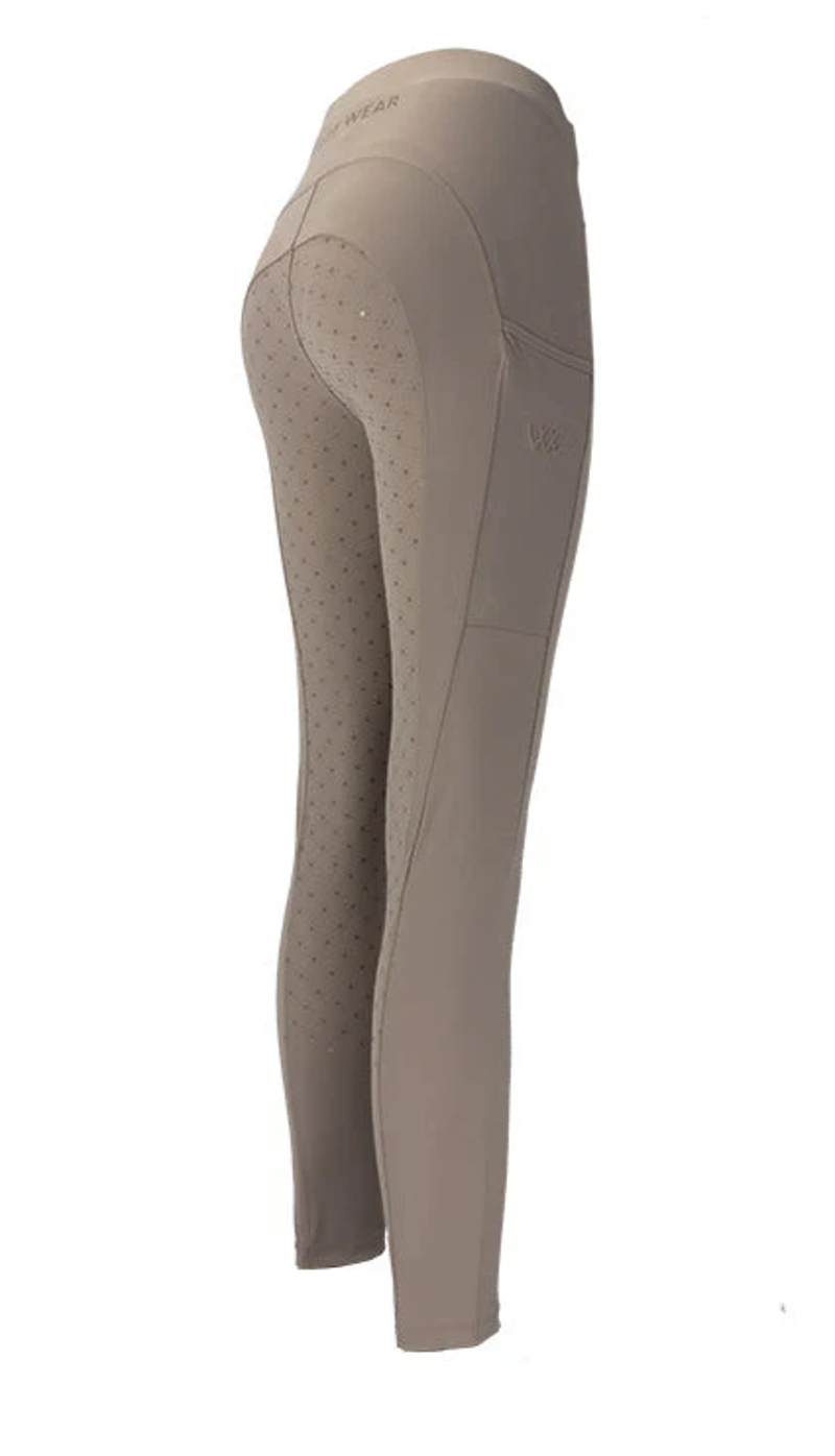 Woof Wear Original Women's Lite Riding Tights - Stone-1