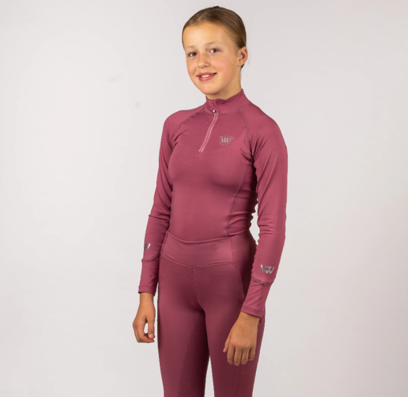 Woof Wear Children's Tech Base Layer - Rose