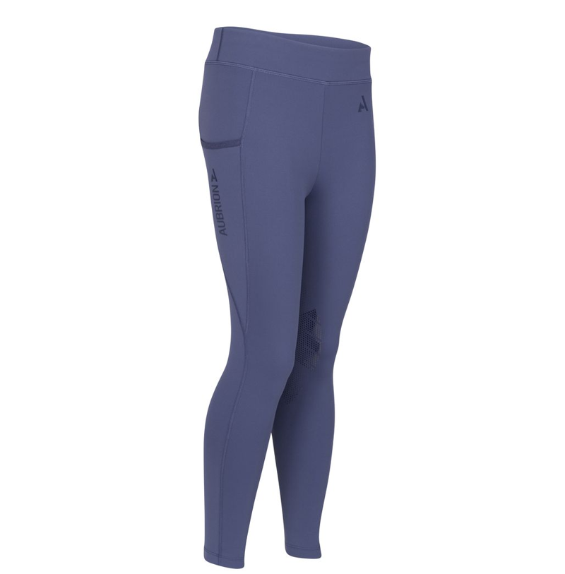 Aubrion React Children's Rhythm Riding Tights - Midnight