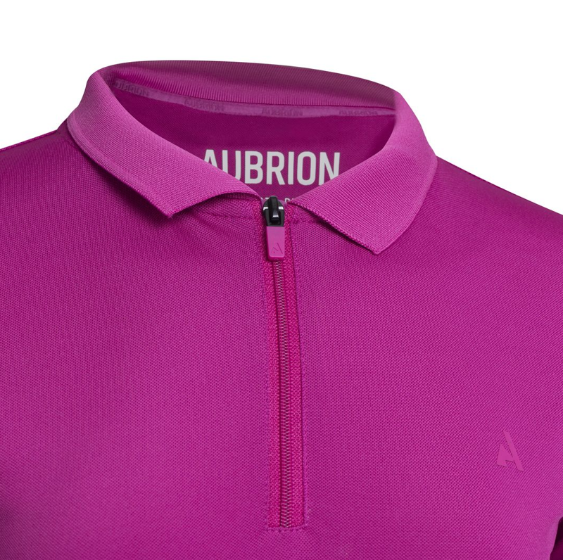 Shires Aubrion React Junior Tech Polo - Fuchsia-2