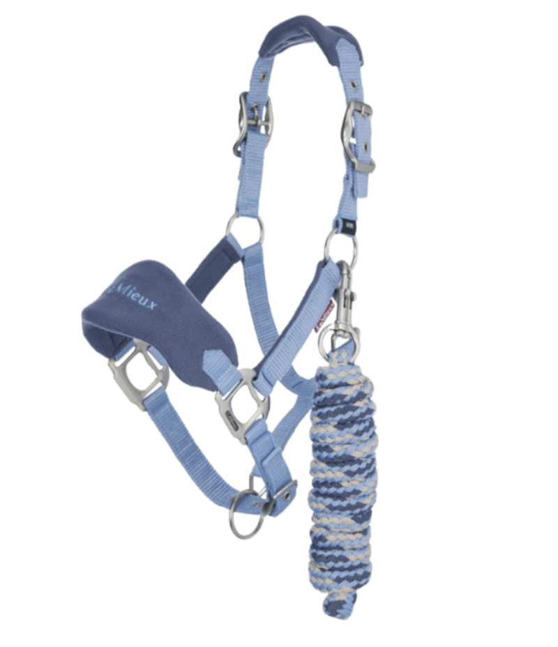 LeMieux Mini Vogue Headcollar and Leadrope - Powder Blue