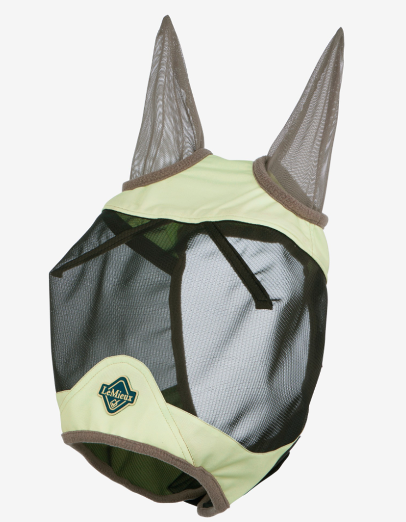 LeMieux Visor-Tek Half Fly Mask - Macaron-1