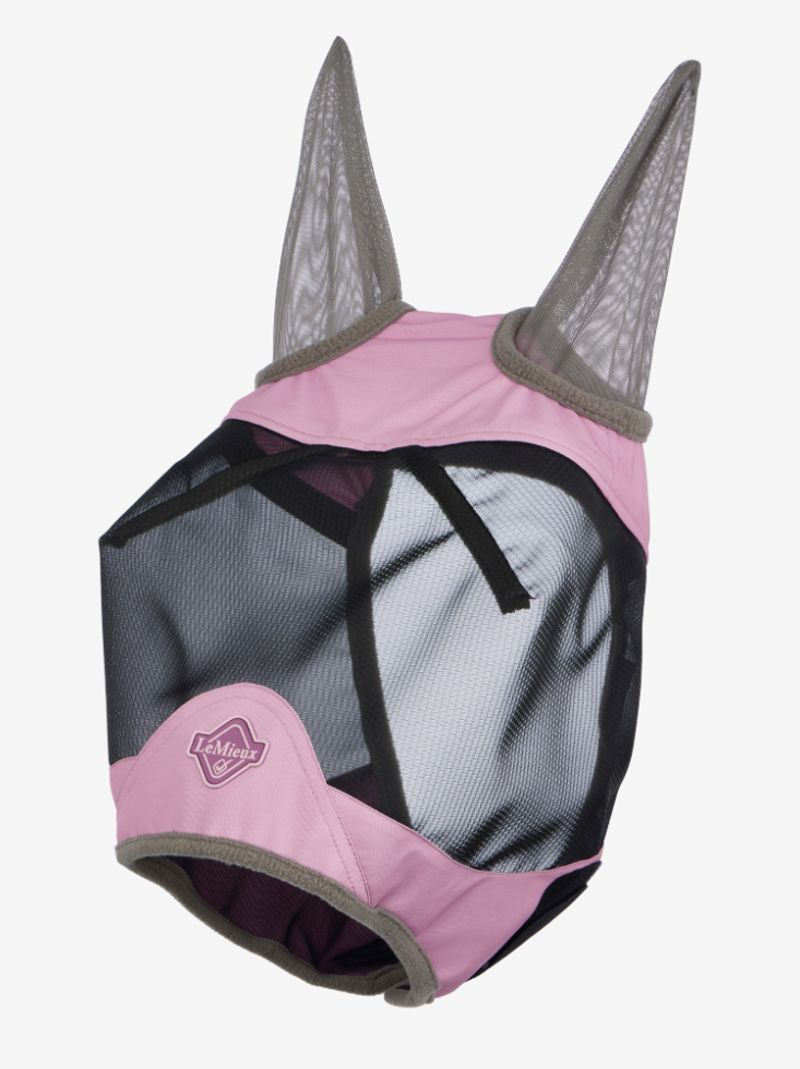 LeMieux Visor-Tek Half Fly Mask - Fondant-1