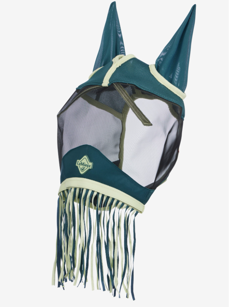 LeMieux Fly Mask With Fringe - Jungle-1
