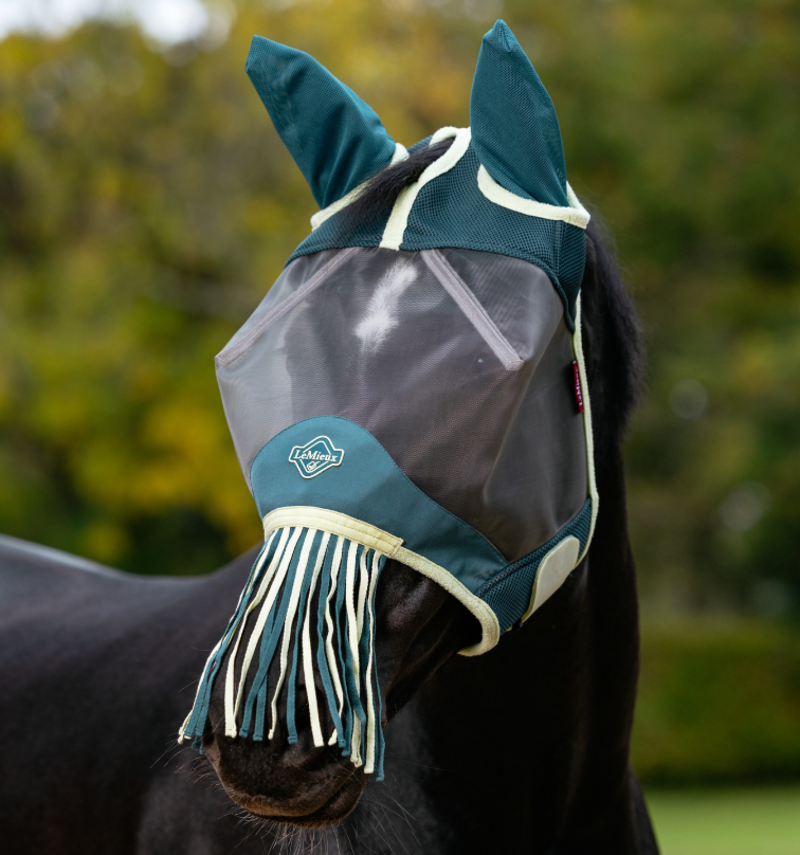 LeMieux Fly Mask With Fringe - Jungle