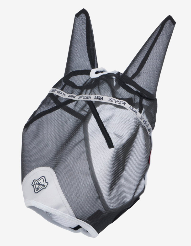 LeMieux 360 Vision Half Fly Mask - Grey-1