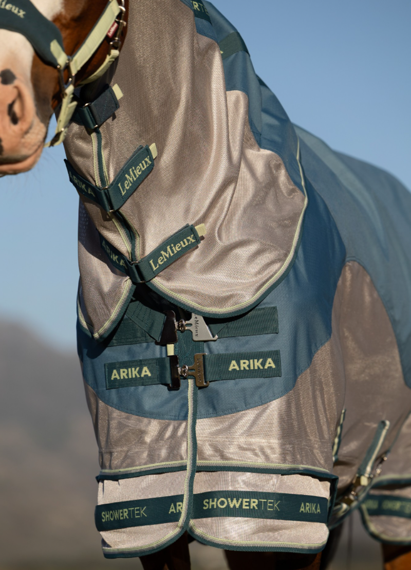 LeMieux Arika Camo Shower-Tek Fly Rug - Jungle-1