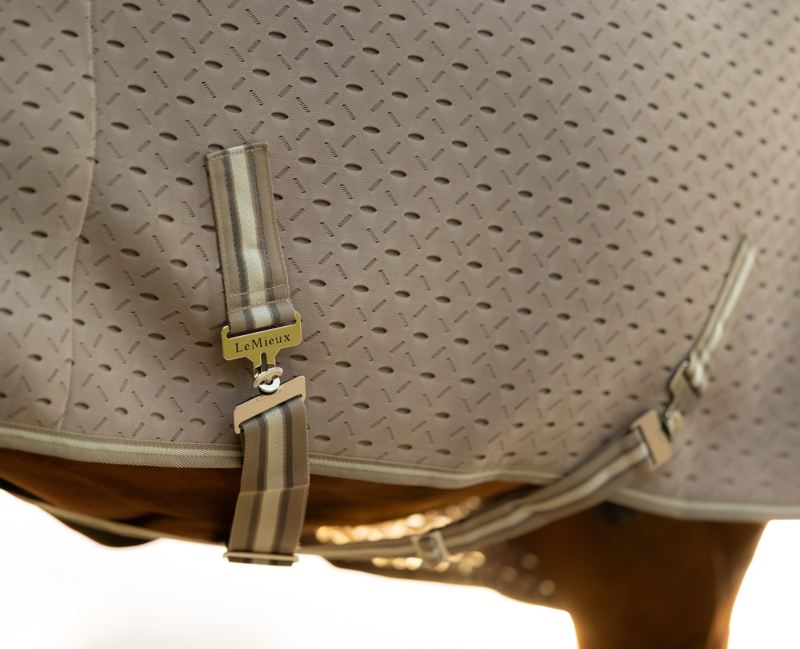 LeMieux Kudos 3D Mesh Travel Rug - Pecan-3