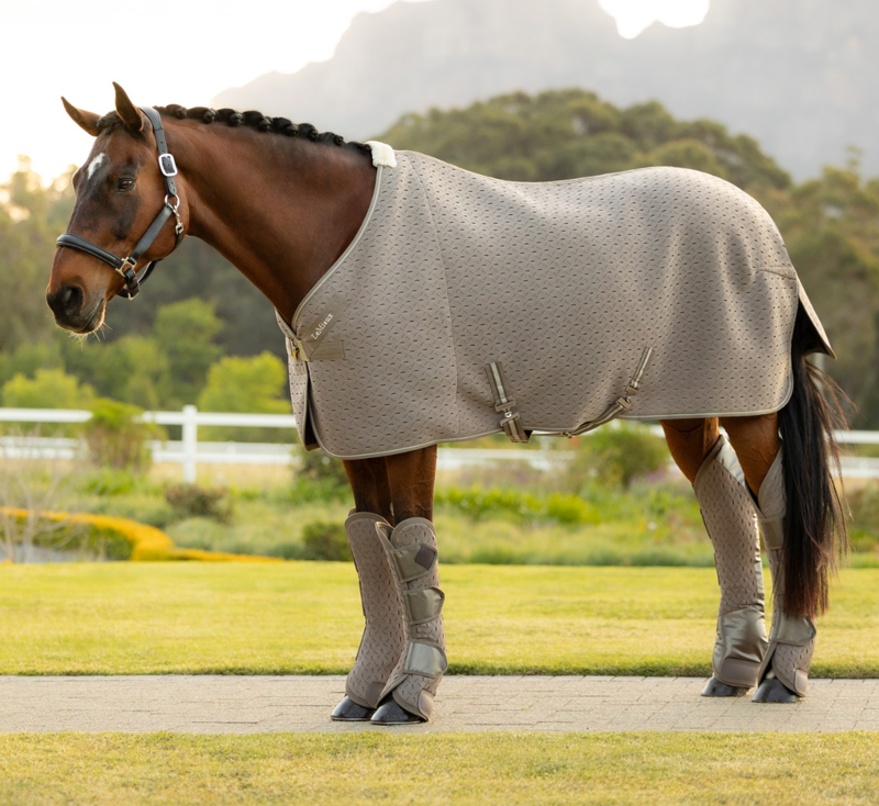 LeMieux Kudos 3D Mesh Travel Rug - Pecan