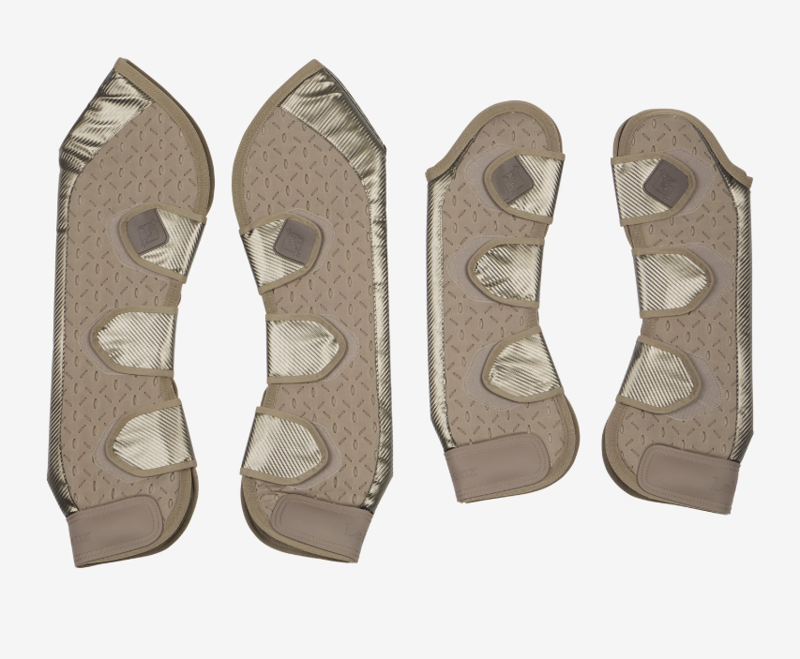 LeMieux Kudos 3D Mesh Travel Boots - Pecan-3