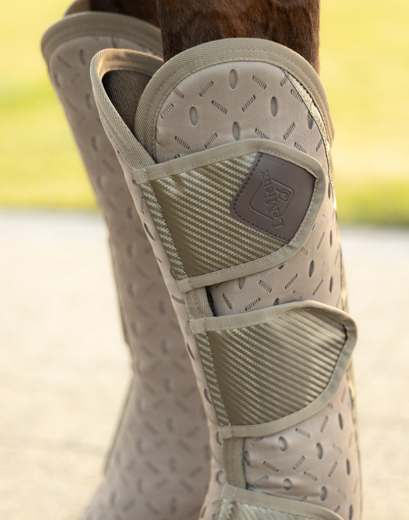 LeMieux Kudos 3D Mesh Travel Boots - Pecan-1