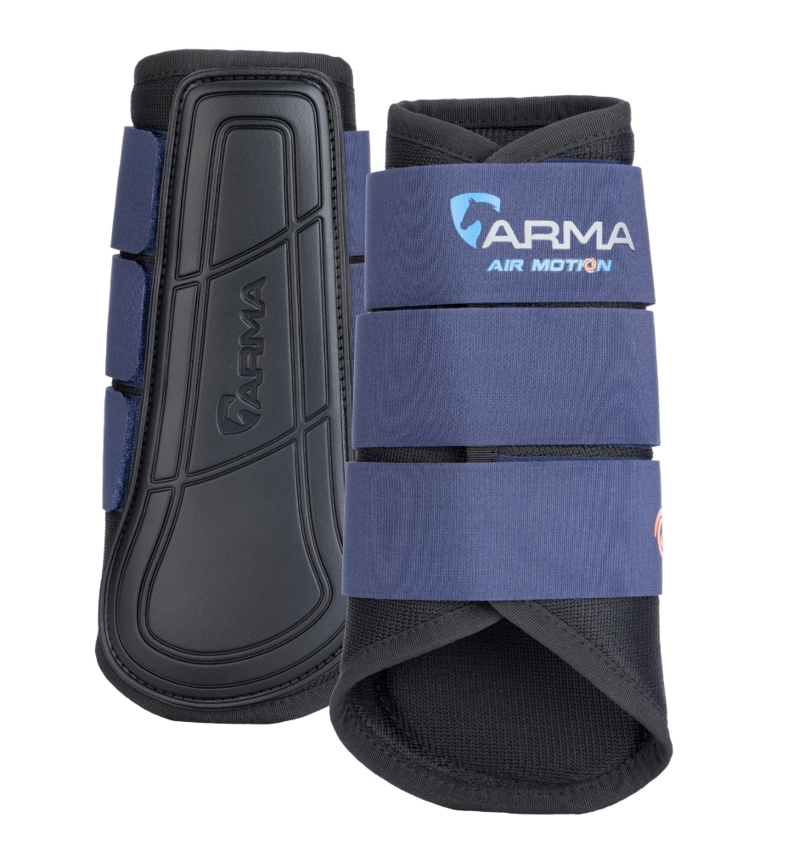 Shires ARMA Air Motion Brushing Boots - Navy