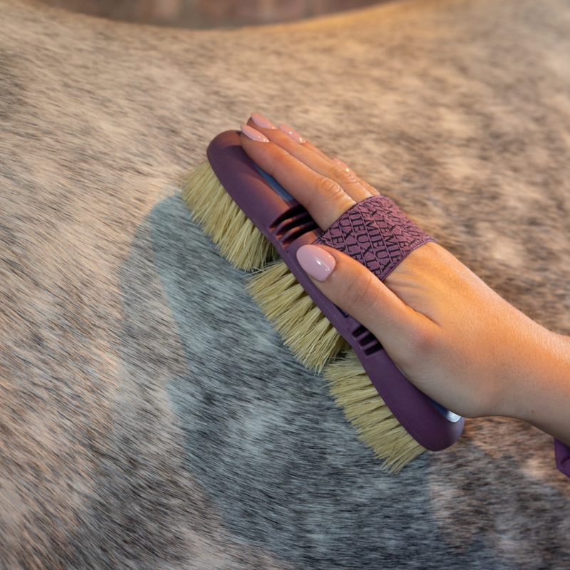 LeMieux Flexi Scrubbing Brush - Powder Blue -1