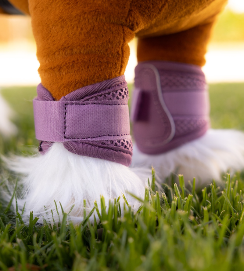 LeMieux Toy Pony Mesh Brushing Boots - Mallow -1