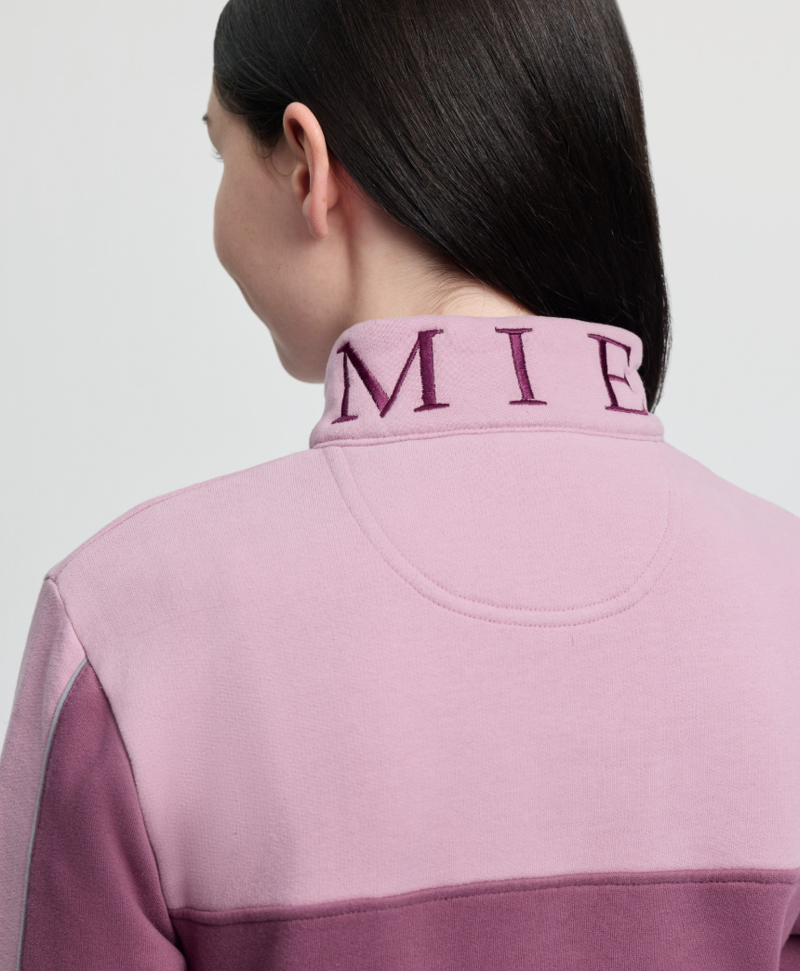 LeMieux Young Rider Cropped Kate Quarter Zip - Mallow-2