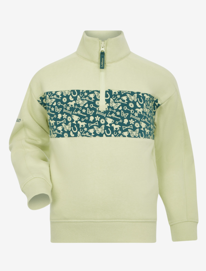 LeMieux Mini Quinn Quarter Zip Sweat - Macaron