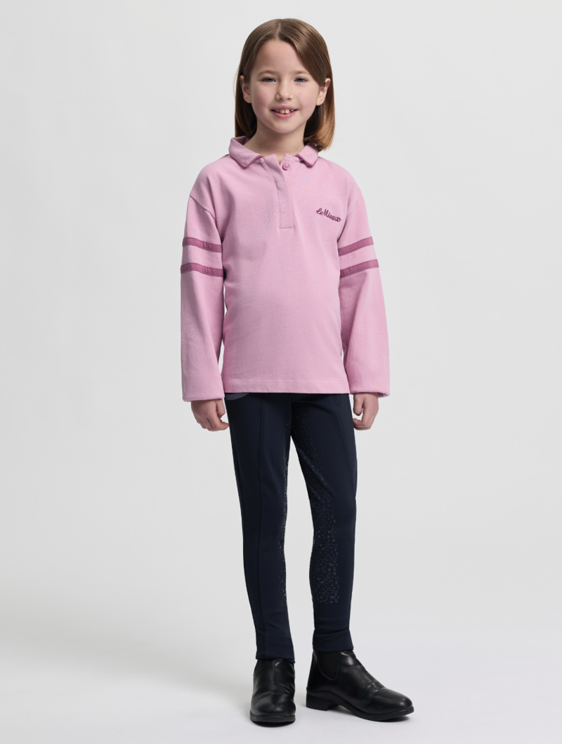 LeMieux Mini Robbie Rugby Shirt - Mallow-3