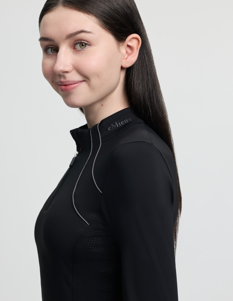LeMieux Young Rider Airflow Base Layer - Black-2
