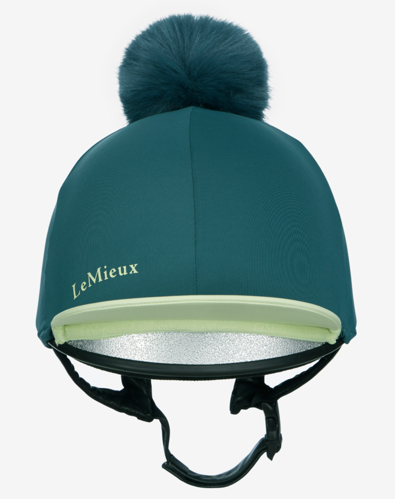 LeMieux Classique Pom Hat Silk - Jungle -1