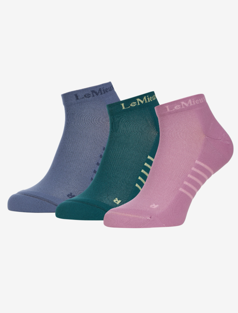 LeMieux Trainer Sock 3 Pack - Multi