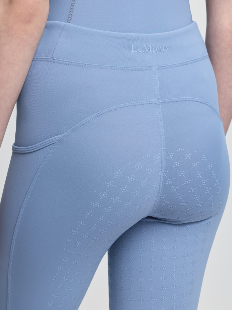 LeMieux Young Rider Orla Pull On Breech - Powder Blue-1
