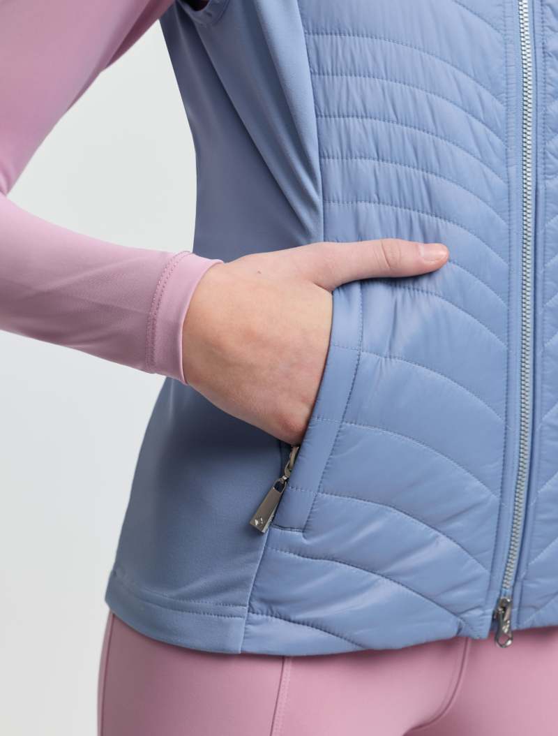LeMieux Young Rider Josephine Gilet - Powder Blue-3