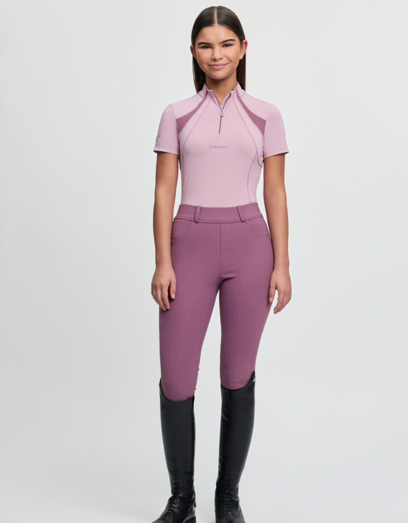 LeMieux Young Rider Mia Mesh Base Layer - Fondant-2