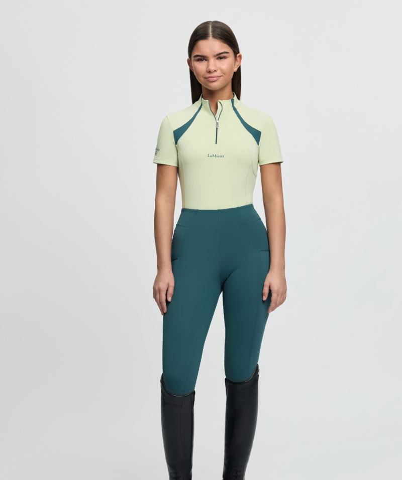 LeMieux Young Rider Mia Mesh Base Layer - Macaron-1
