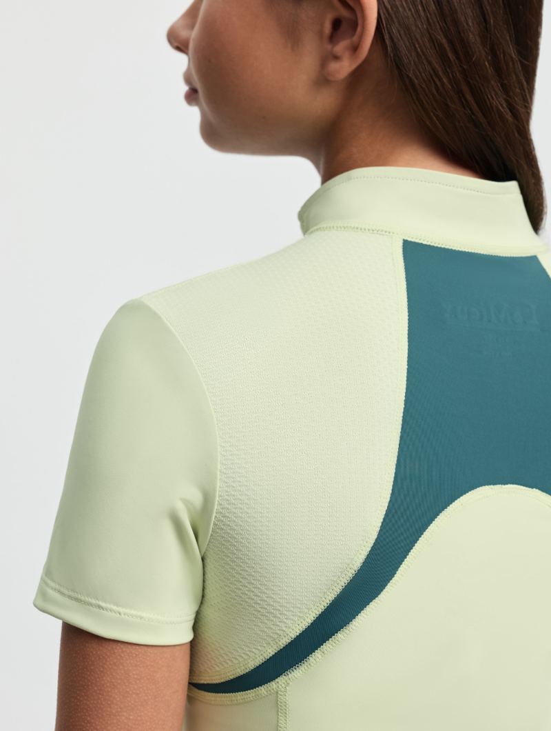 LeMieux Young Rider Mia Mesh Base Layer - Macaron-2