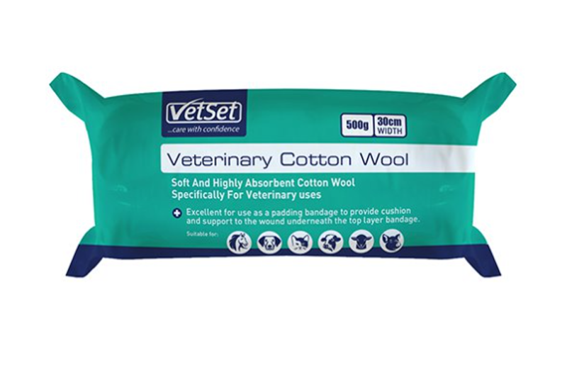 VetSet Veterinary Cotton Wool - 500g