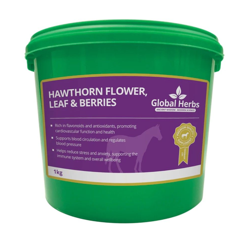 Global Herbs Hawthorn Flower Leaf and Berries - 1 kg