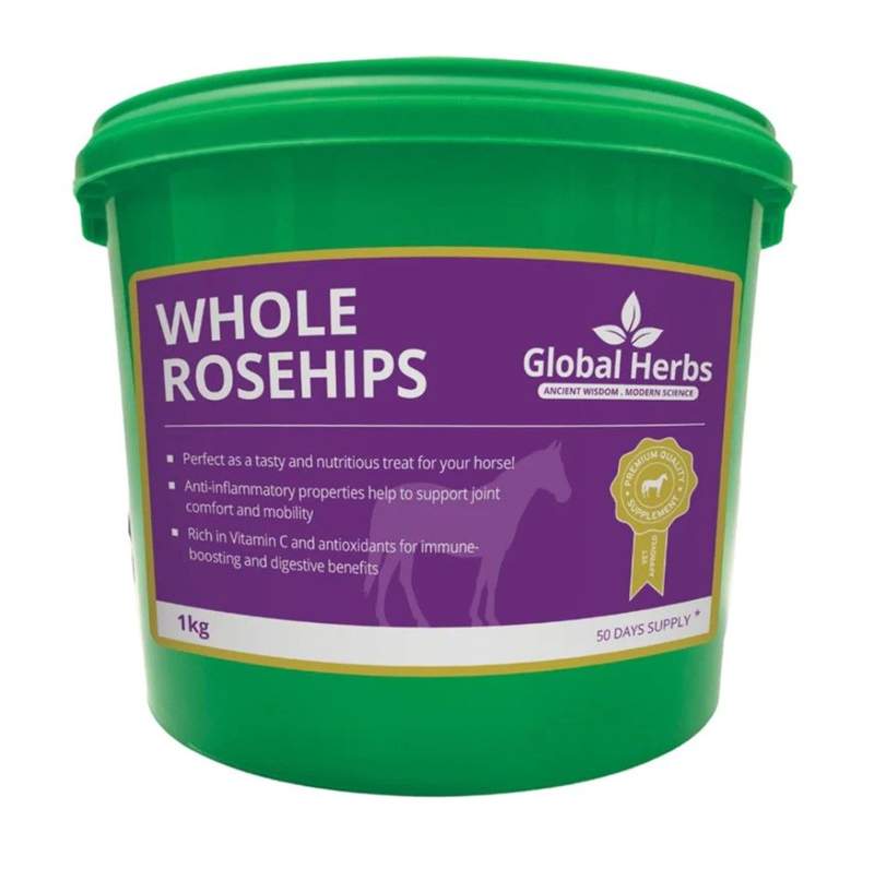 Global Herbs Whole Rosehips - 1 kg 