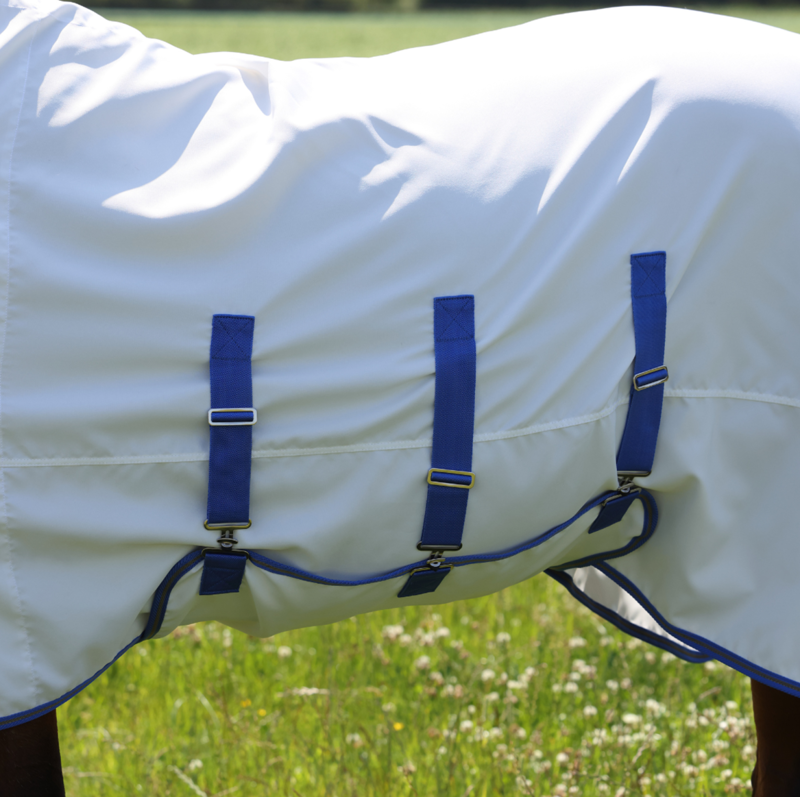 Shires Tempest Plus Sweet-Itch Combo Rug - White Airforce-2