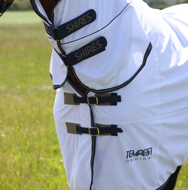 Shires Tempest Original Fly Combo Rug  - White Navy-1