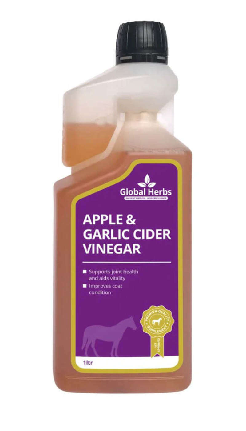 Global Herbs Apple and Garlic Cider Vinegar - Equine