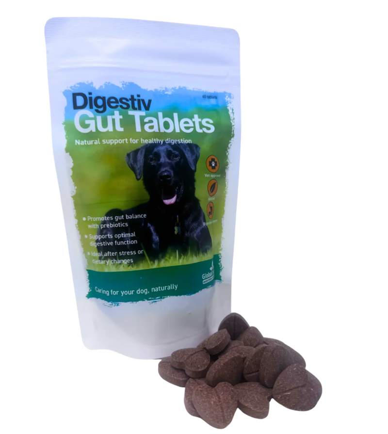 Global Herbs Canine Digestiv Gut Tablets - 60 tablets