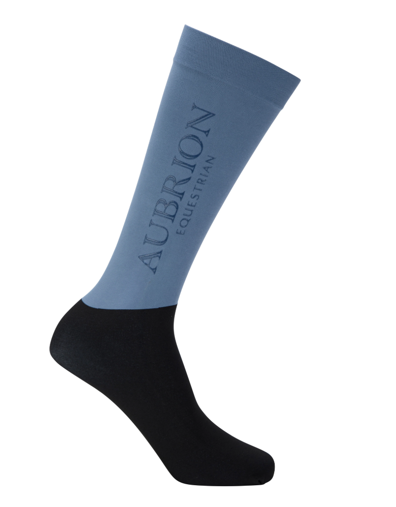 Shires Aubrion Equestrian Socks - Storm UK 3 1/2-8