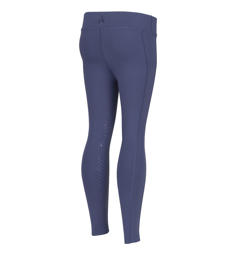 Shires Aubrion React Non-Stop Children's Riding Tights - Midnight-1