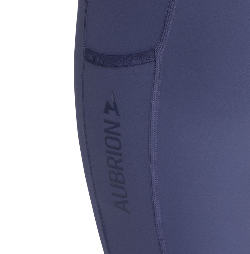 Shires Aubrion React Non-Stop Children's Riding Tights - Midnight-2
