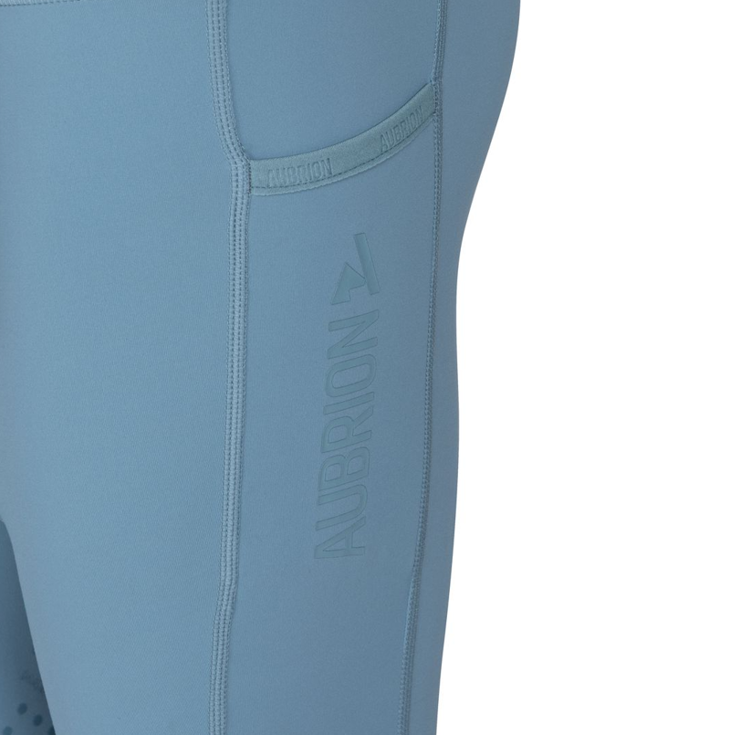 Shires Aubrion React Non-Stop Children's Riding Tights - Haze-1