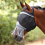 Shires FlyGuard Pro Fine Mesh Earless Fly Mask With Nose Fringe - Jet