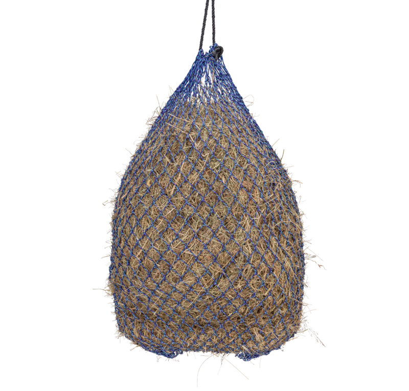 Shires Greedy Feeder Hay Net Colour-Twist Net - Blue 40