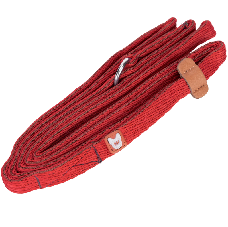 Shires Digby and Fox 1.5cm Cushion Web Slip Dog Lead - Red