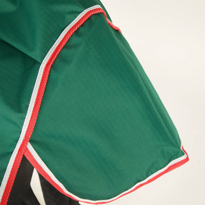 Bridleway Ontario 50g Standard Neck Turnout Rug - Dark Green-3