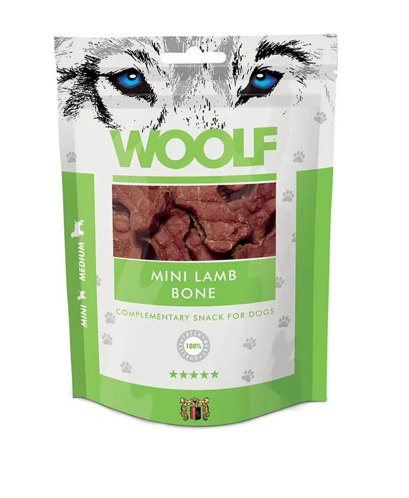 Woolf Mini Lamb Dog Bone - 100g