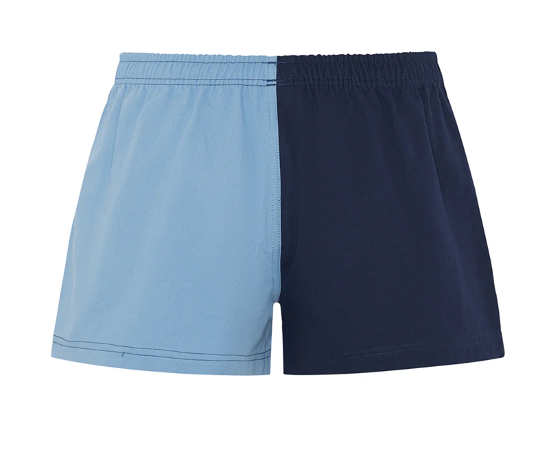 Hexby Harlequin  Zip Pocket Shorts - Blue/Navy-1