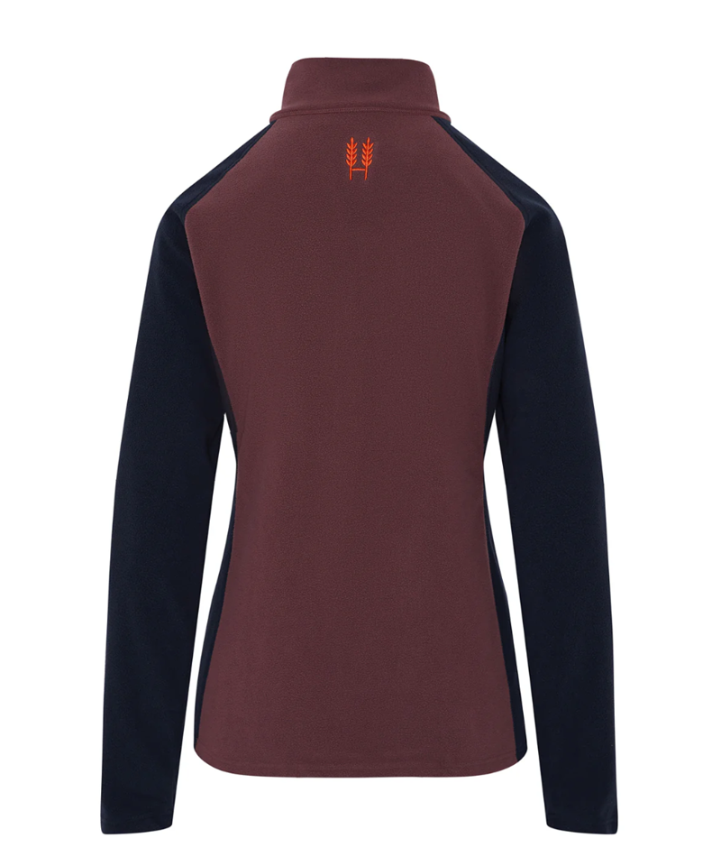 Hexby Ladies Fleece - Plum/Navy-1