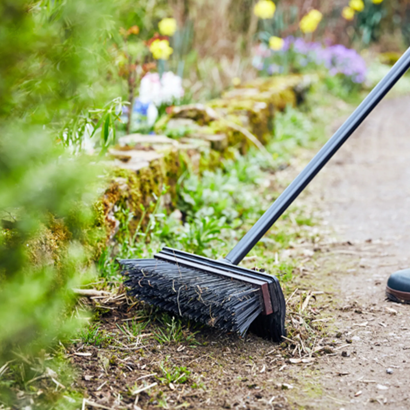 BroomRaker Garden and Equestrian Tool - Black-1