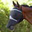 Shires FlyGuard Pro Fine Mesh Earless Fly Mask With Nose - Jet